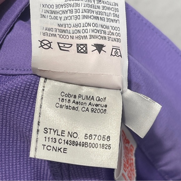 Puma Lined Tech Performance Fabric Golf Skort Dahlia Purple Performance Fabric. - Picture 13 of 14